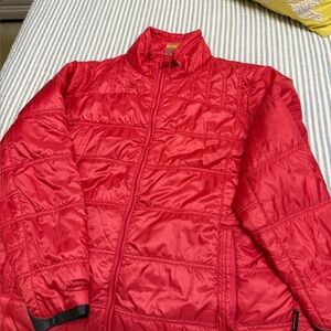 Cabela's Red Quilted Packable Jacket